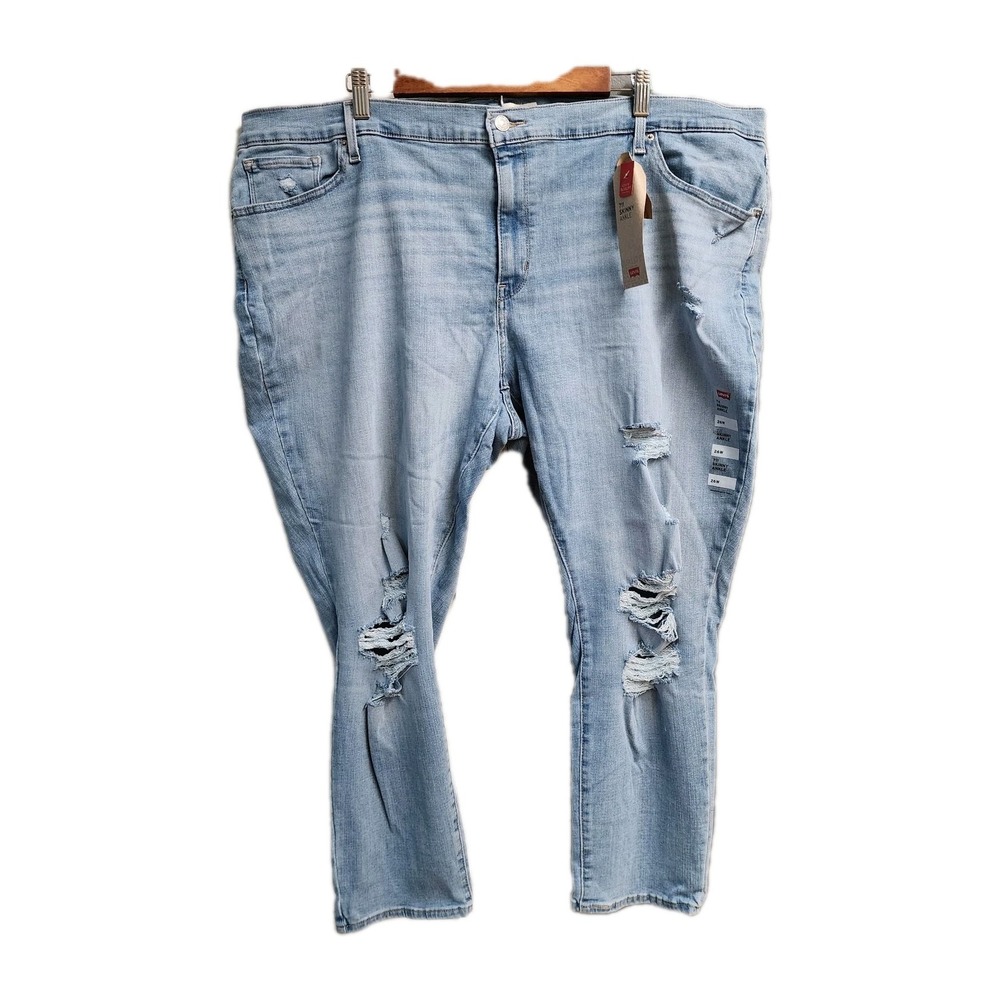 NEW Levis 711 Skinny Ankle Jeans Women Size 26 46X26 Mid Rise SLim NWT $59 Soft